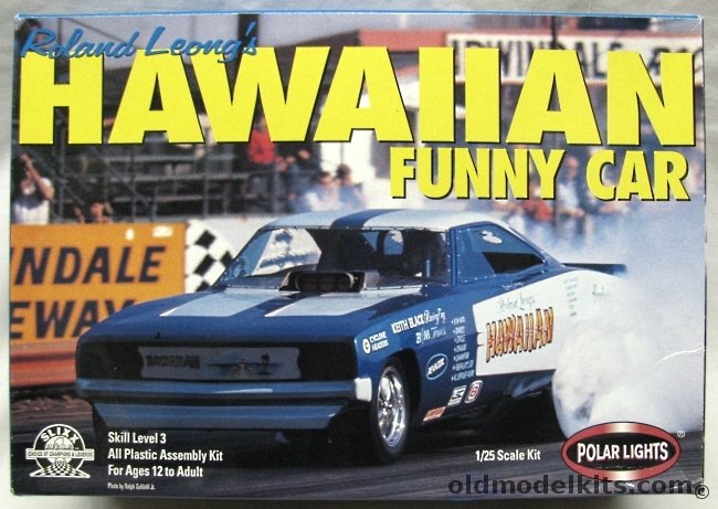 Polar Lights 1/25 Hawaiian Funny Car 1969 Charger - Roland Leong, 06502 plastic model kit